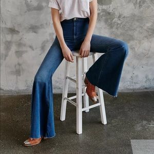 Free People Just Float On Flare Jeans